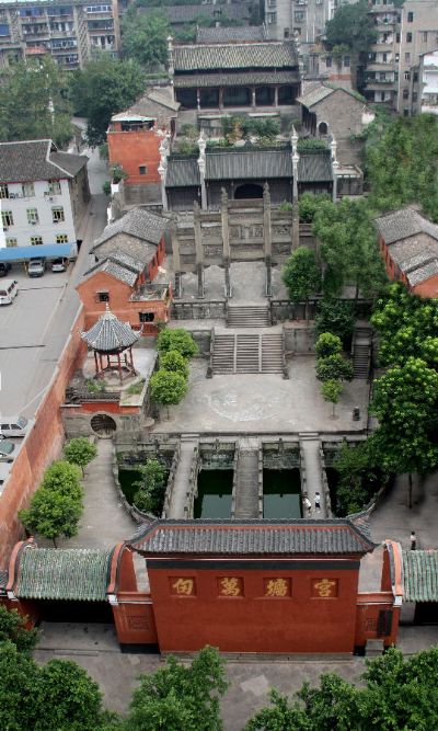 A scenic view of Dazhou Kaijiang Paifang