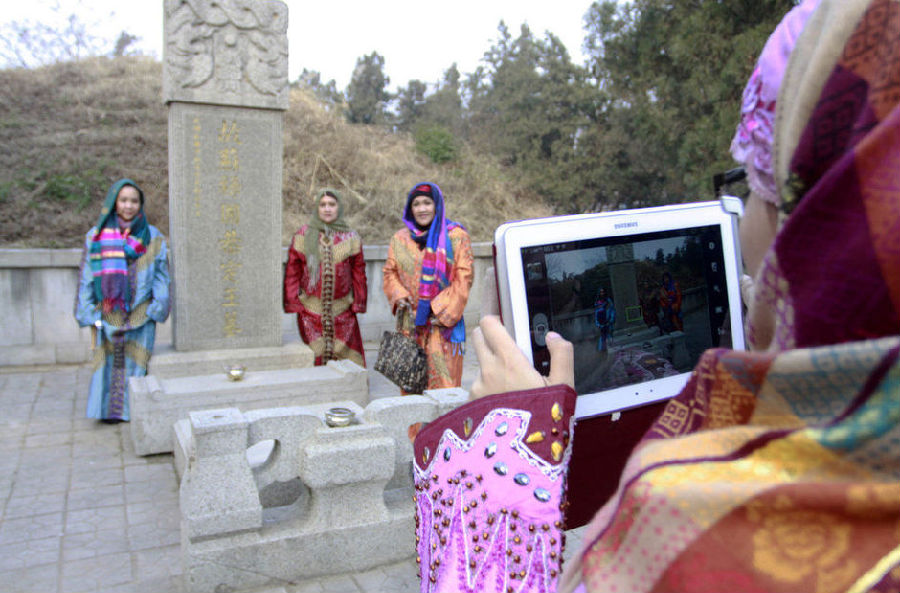 A scenic view of Dezhou Suluhuang Mu