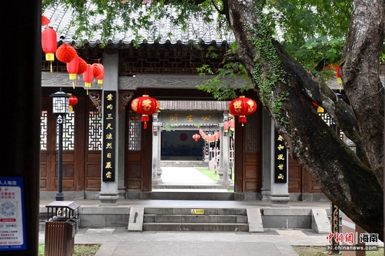 A scenic view of Dingan Gucheng Yizhi