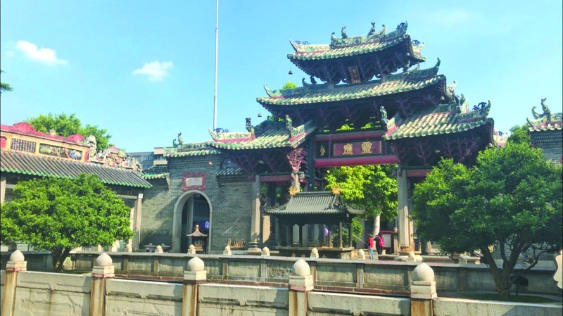 A scenic view of Foshan Zumiao