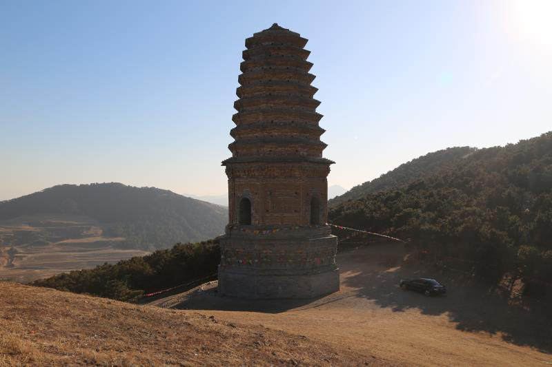 A scenic view of Fuxin Dongtashan Ta