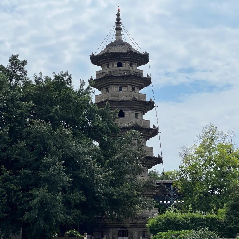 A scenic view of Fuzhou Chongmiao Baosheng Jianlao Ta