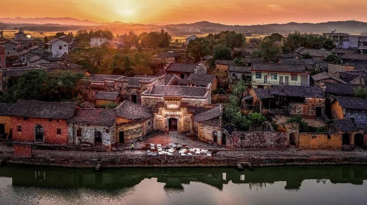 A scenic view of Fuzhou Liukengcun Gu Jianzhuqun