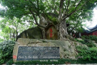 A scenic view of Fuzhou Wushishan Yushan Moya Shike Zaoxiang