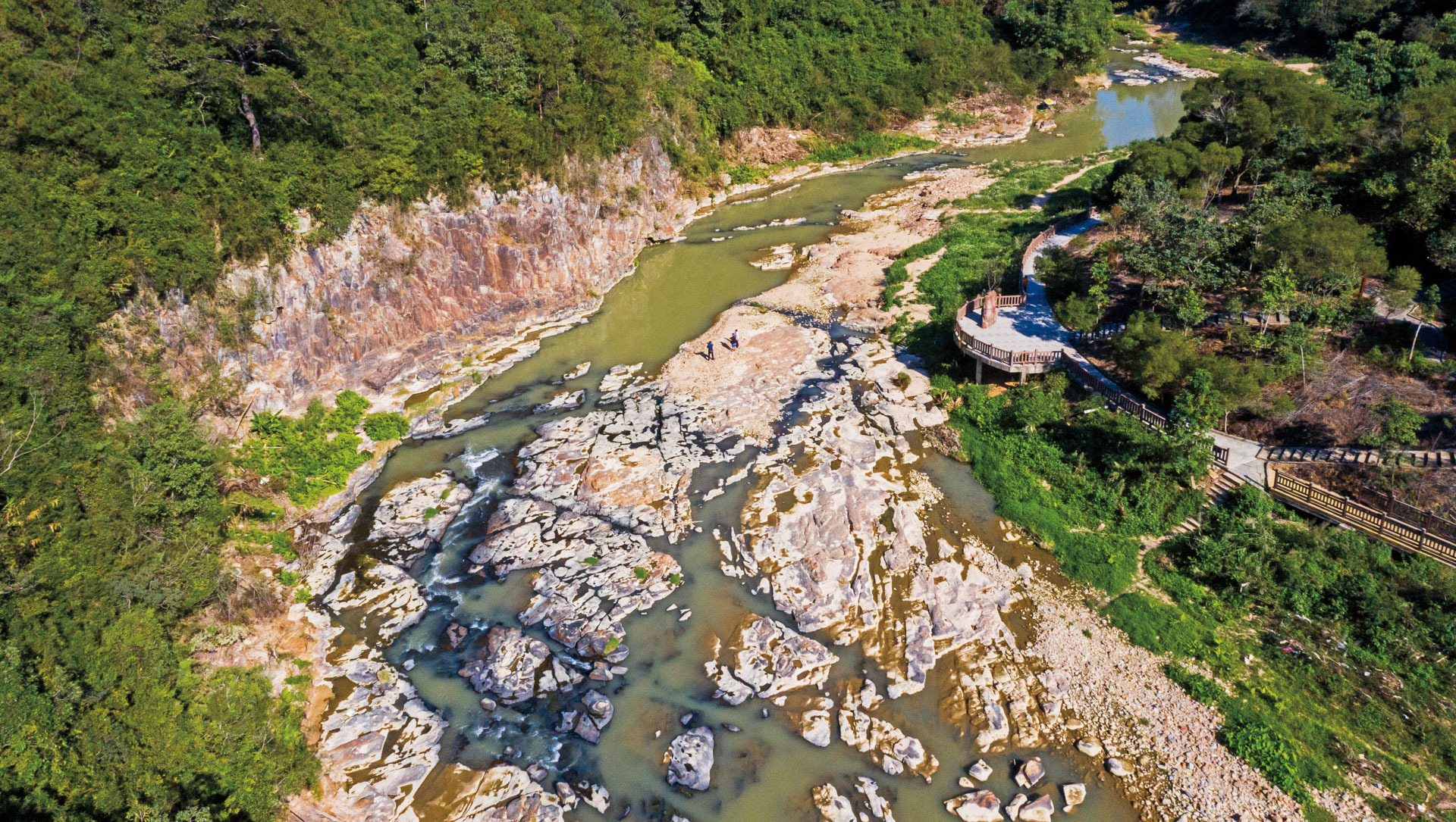 A scenic view of Fuzhou Wushishan Yushan Moya Shike Zaoxiang