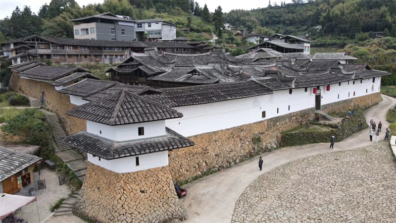 A scenic view of Fuzhou Yongtai Zhuangzhai Jianzhuqun