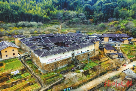 A scenic view of Fuzhou Yongtai Zhuangzhai Jianzhuqun