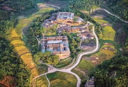 A scenic view of Fuzhou Yongtai Zhuangzhai Jianzhuqun