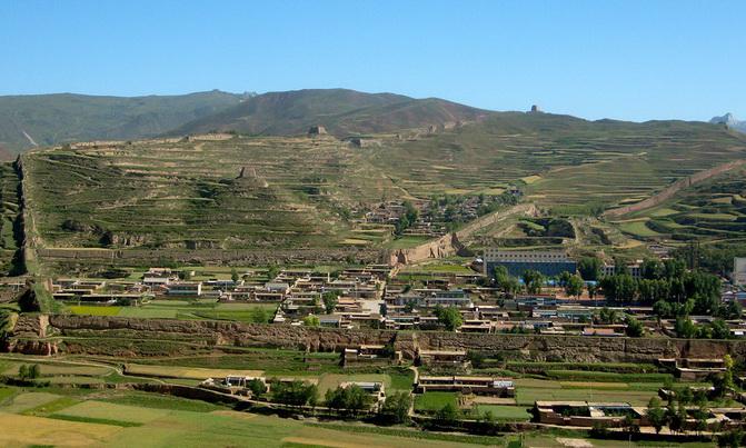 A scenic view of Gannan Mogou Yizhi