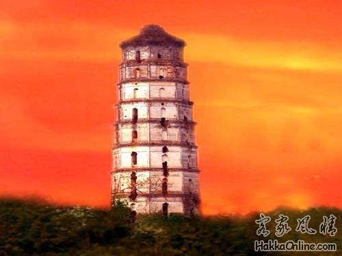 A scenic view of Ganzhou Dabaoguangta
