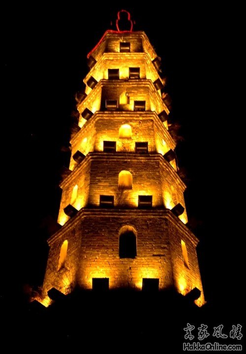 A scenic view of Ganzhou Dabaoguangta