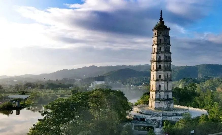 A scenic view of Ganzhou Fotao