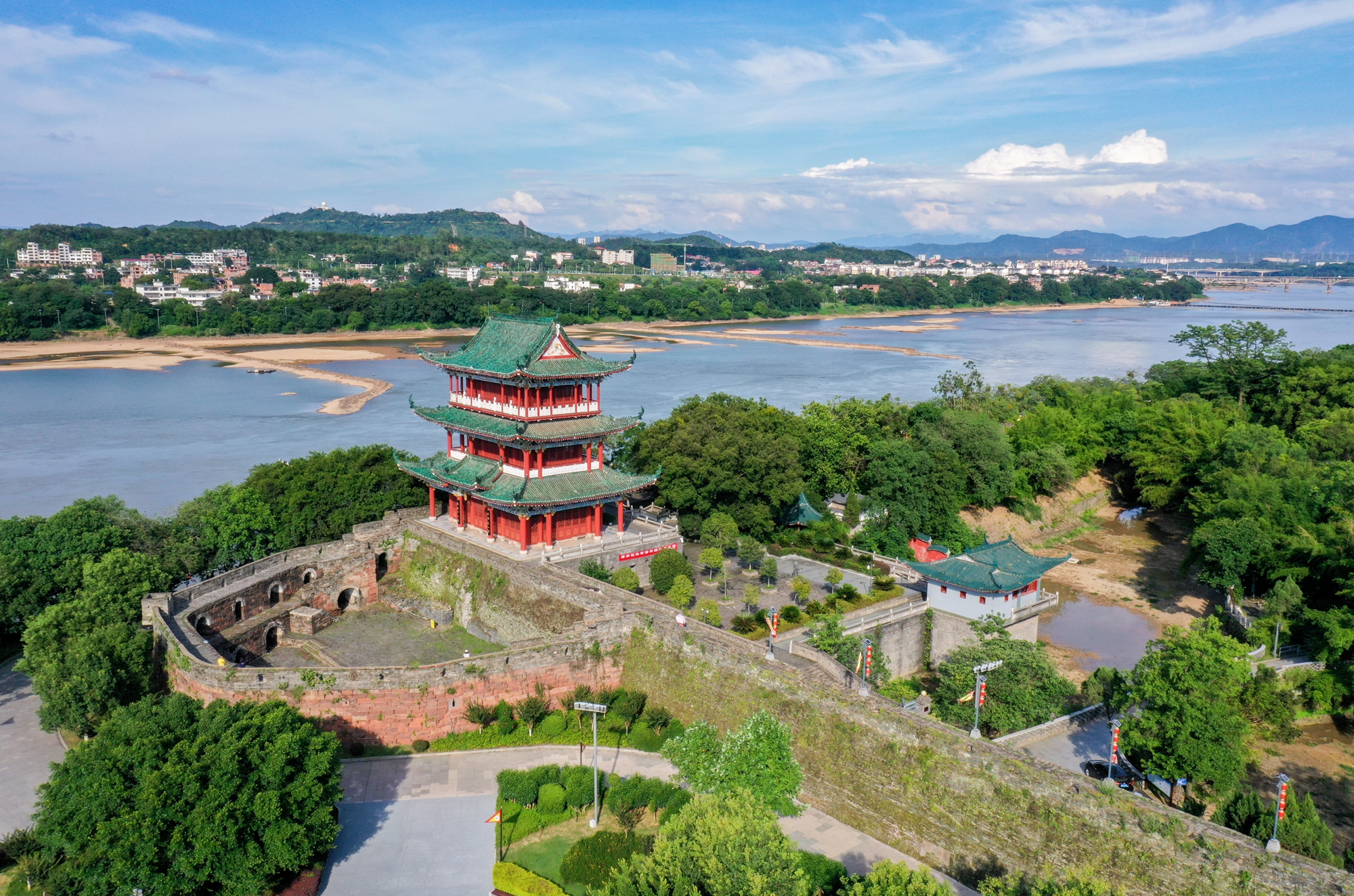 A scenic view of Ganzhou Fushou Gou