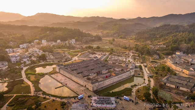 A scenic view of Ganzhou Guanxi Xinwei Yanyiwei