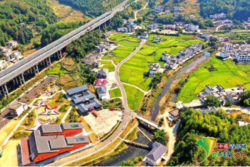 A scenic view of Ganzhou Xingguo Geming Jiuzhi