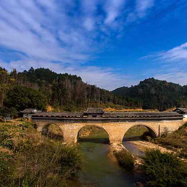 A scenic view of Ganzhou Yudaiqiao