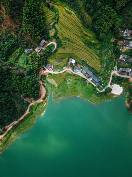 A scenic view of Ganzhou Zhonggong Suqu Zhongyangju Jiuzhi