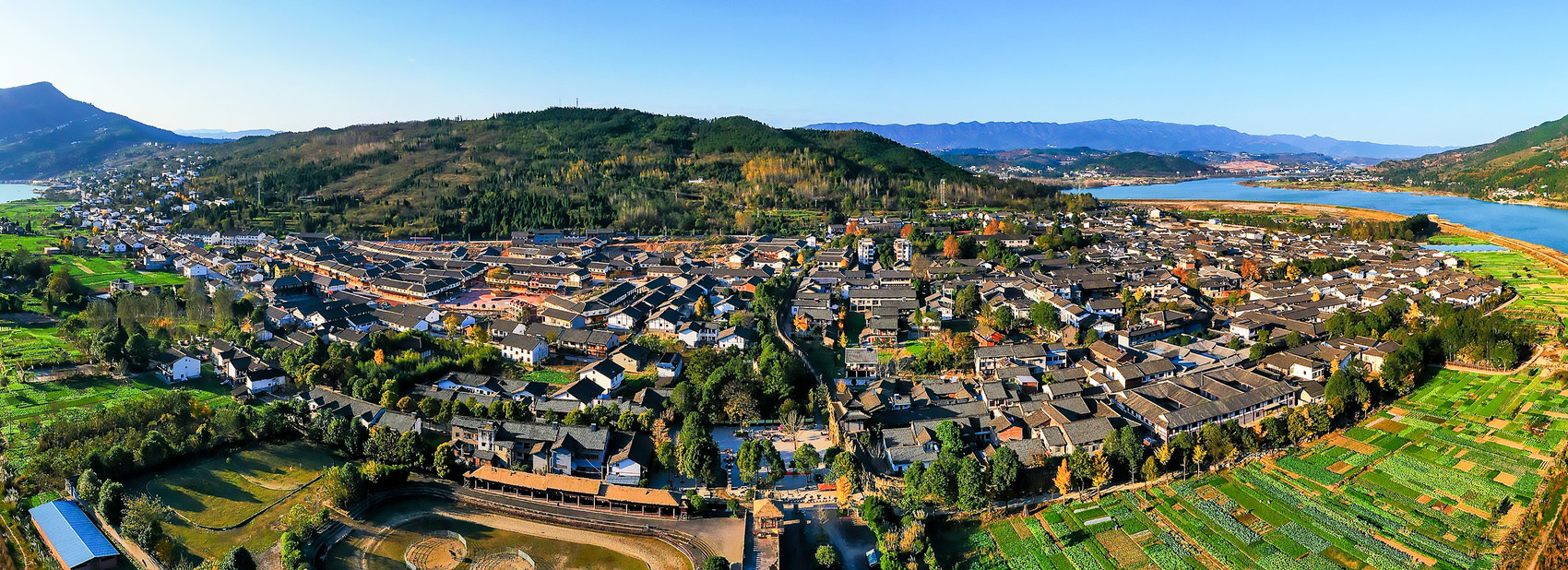 A scenic view of Guangyuan Zhongzipu Yizhi