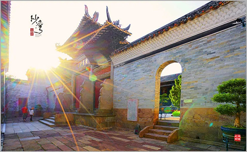 A scenic view of Guangzhou Shawan Liugengtang