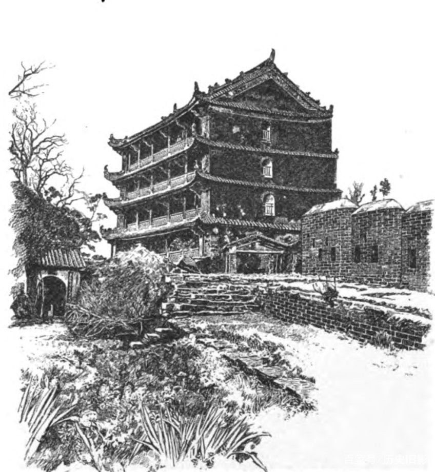 A scenic view of Guangzhou Zhenhailou Mingchengqiang