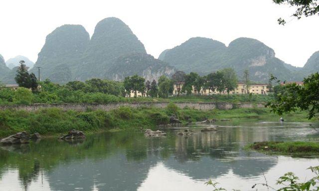 A scenic view of Guilin Fuziyan Yizhi