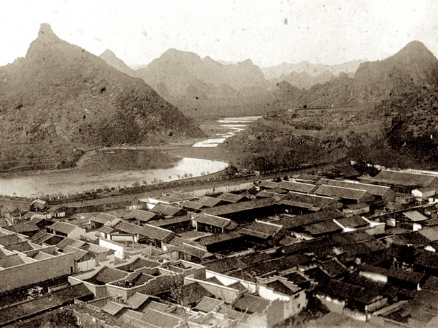 A scenic view of Guilin Yanwolou