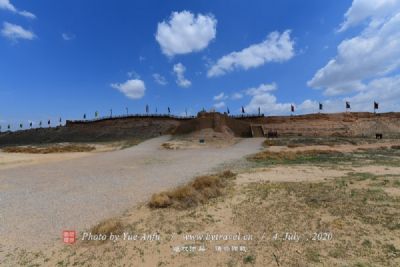A scenic view of Guyuan Changcheng Qinchangcheng Yizhi
