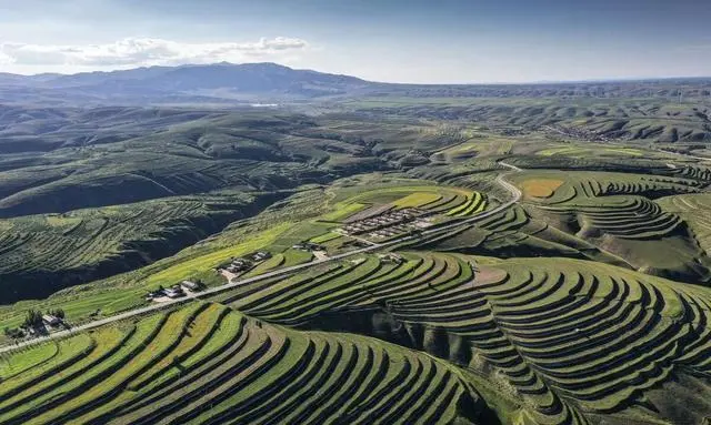 A scenic view of Guyuan Changcheng Qinchangcheng Yizhi
