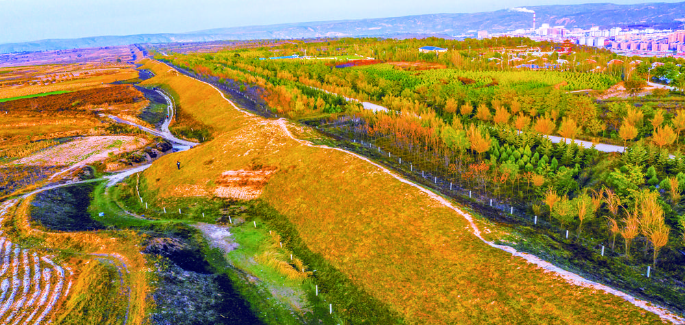 A scenic view of Guyuan Daying Chengzhi