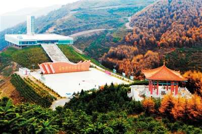 A scenic view of Guyuan Yehezi Yizhi