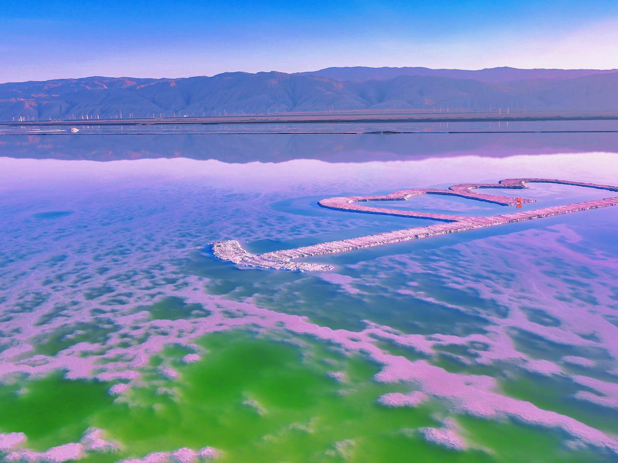 A scenic view of Haibei Xihaijun Gucheng Yizhi