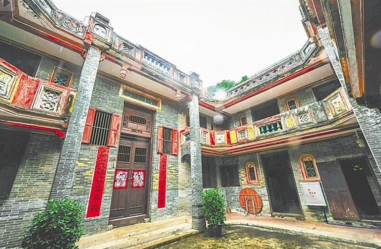 A scenic view of Haikou Qiongshan Houjia Dayuan