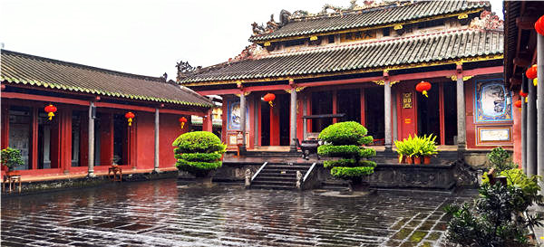 A scenic view of Hainan Wenchangmiao