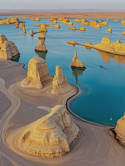 A scenic view of Haixi Talitalihai Yizhi