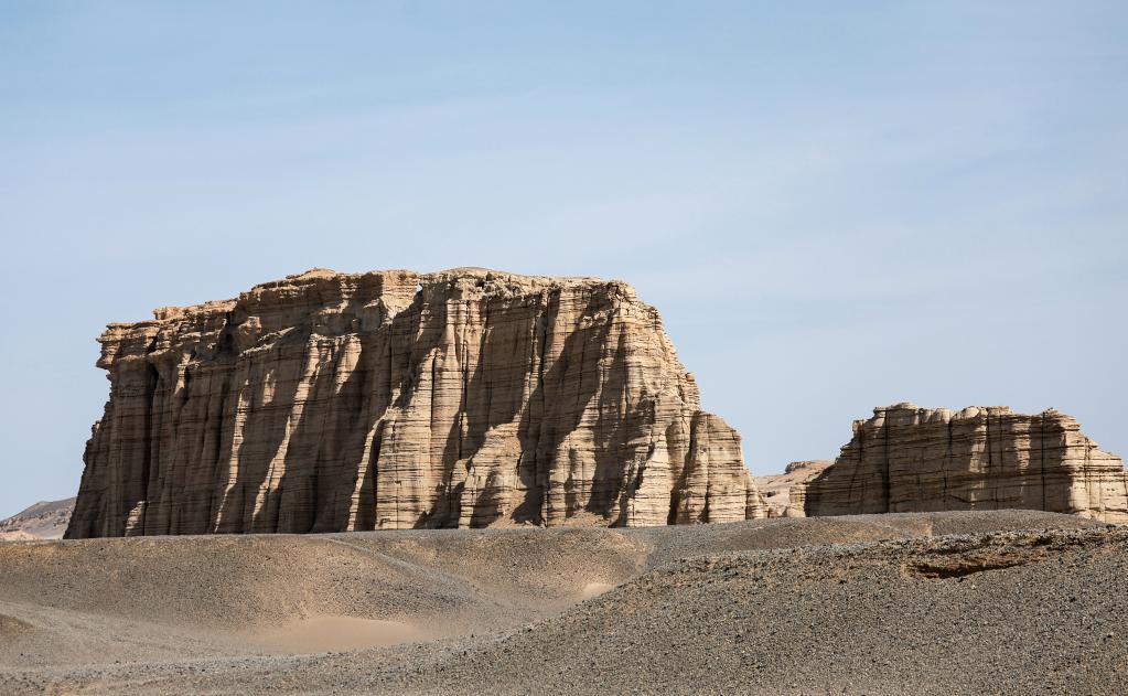 A scenic view of Hami Shirenzi Gou Yizhiqun
