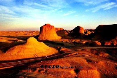 A scenic view of Hami Wubao Muqun