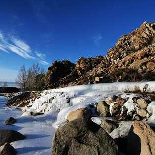 A scenic view of Hami Yuegongtai Xiheigou Yizhiqun