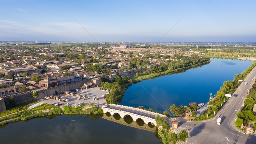 A scenic view of Handan Damingfu Ancient City Site