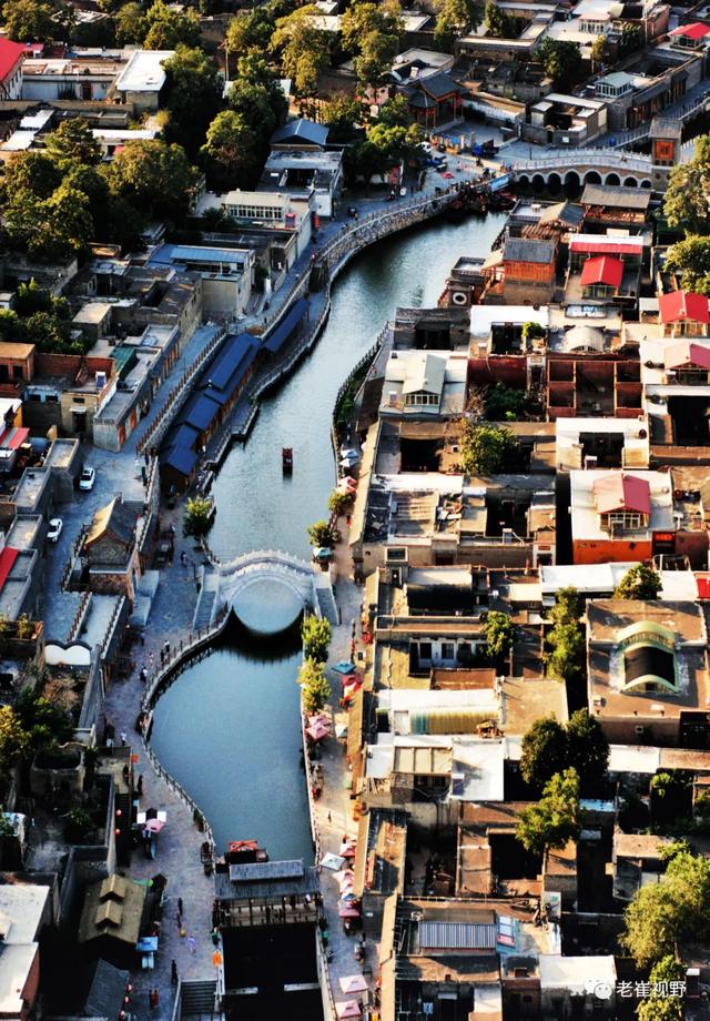 A scenic view of Handan Fuyang River West Eight Sluices