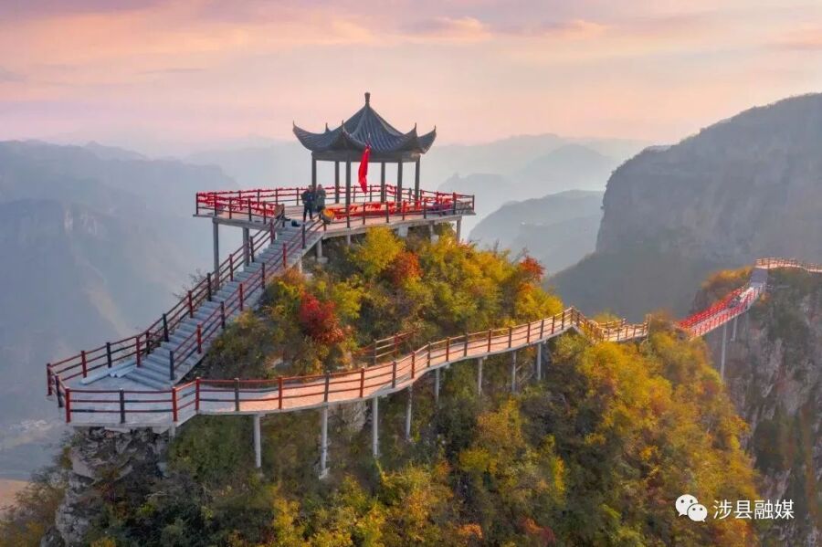 A scenic view of Handan Guzhen Ancient City Site