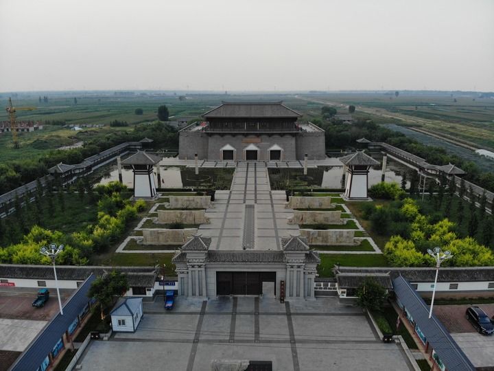 A scenic view of Handan Jiangwucheng Site
