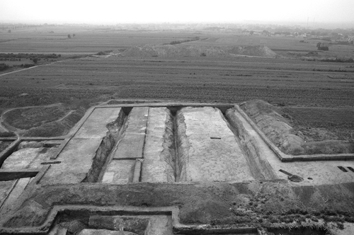 A scenic view of Handan Jiangwucheng Site