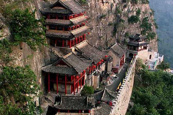 A scenic view of Handan Jiujiang Shengmu Temple