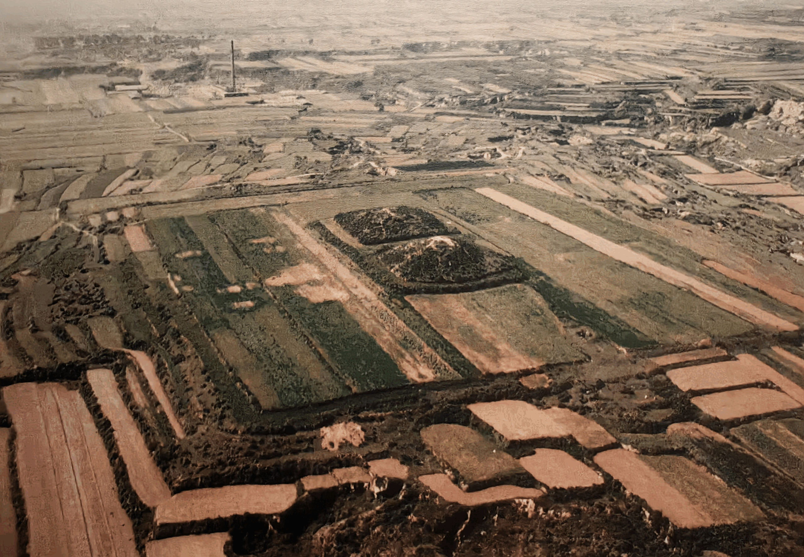 A scenic view of Handan Lincun Tomb Group