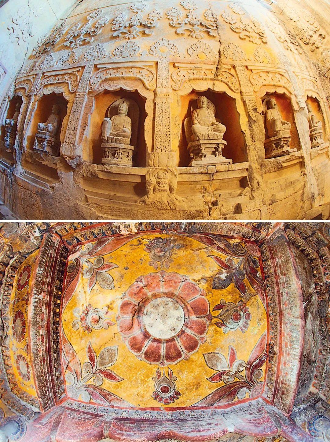 A scenic view of Handan Quli Thousand Buddha Grottoes