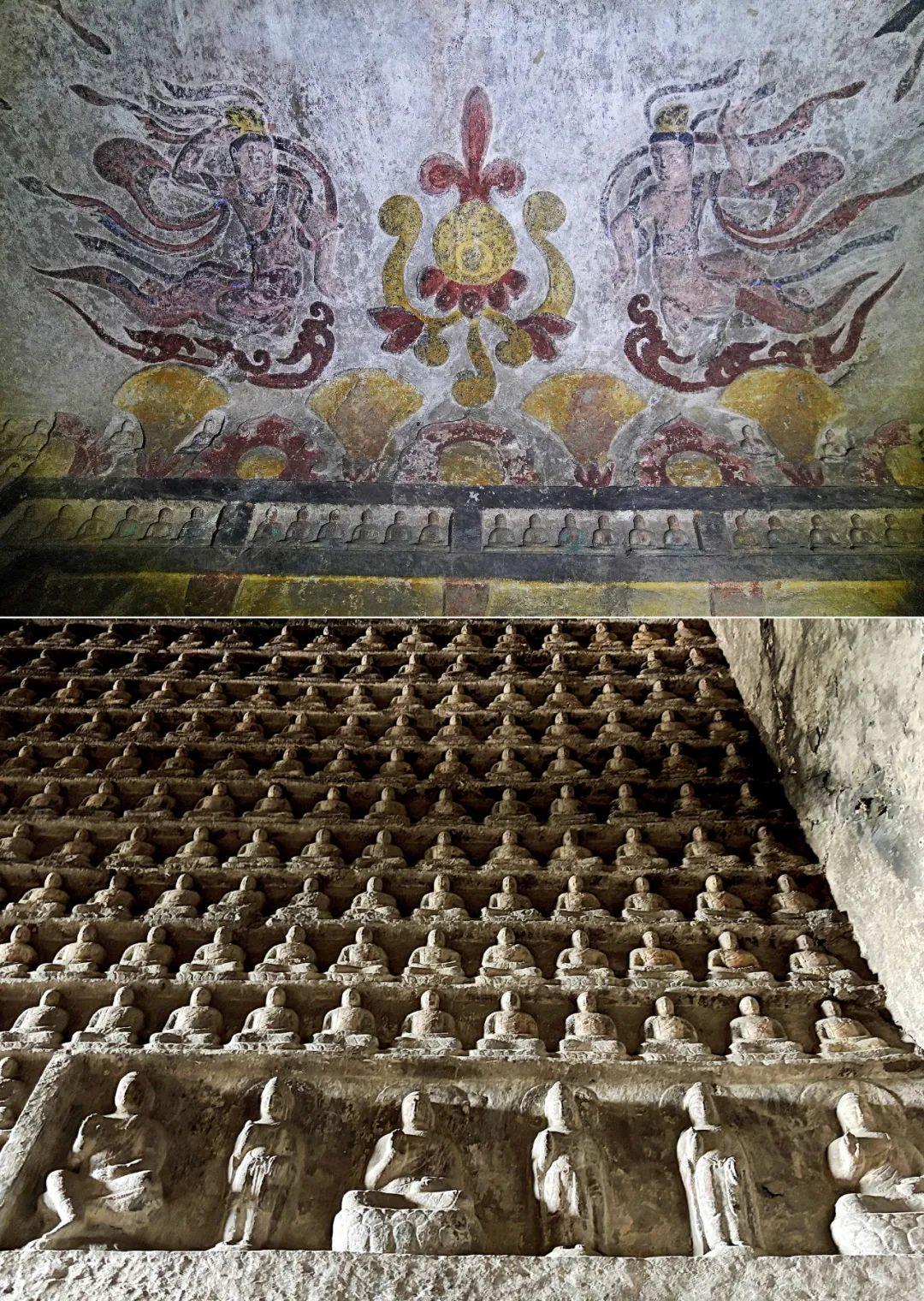 A scenic view of Handan Quli Thousand Buddha Grottoes