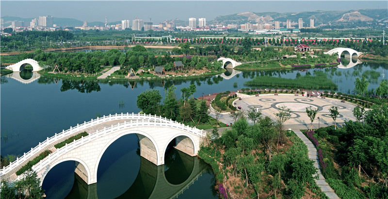 A scenic view of Handan Shibeikou Site