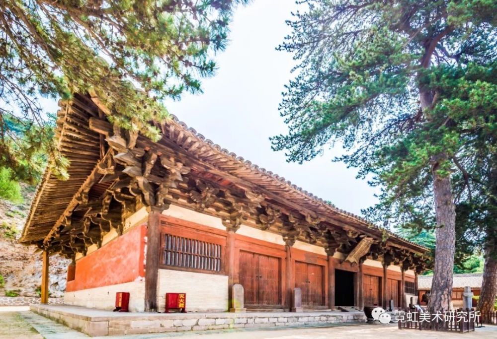 A scenic view of Handan Yuquan Temple Main Hall
