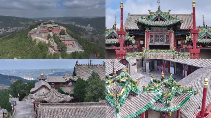 A scenic view of Handan Yuquan Temple Main Hall