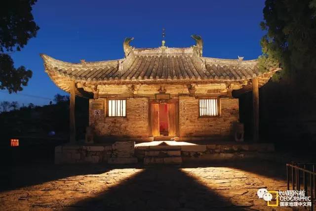 A scenic view of Handan Yuquan Temple Main Hall